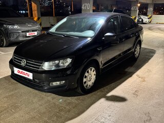 2018 Volkswagen Polo V Рестайлинг, чёрный, 1300000 рублей, вид 1