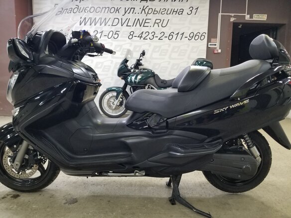 2013 Suzuki Burgman (SkyWave) 650, чёрный, 575000 рублей - вид 12