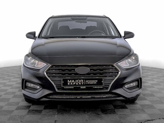 2019 Hyundai Solaris II, чёрный, 1220000 рублей, вид 2