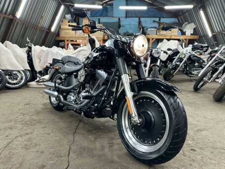 2012 Harley-Davidson Fat Boy, чёрный, 1250000 рублей, вид 1