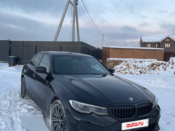 2020 BMW 3 серии 320i xDrive VII (G2x), чёрный, 3500000 рублей - вид 6