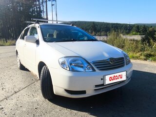 2002 Toyota Corolla IX (E120, E130), белый, 370000 рублей, вид 1