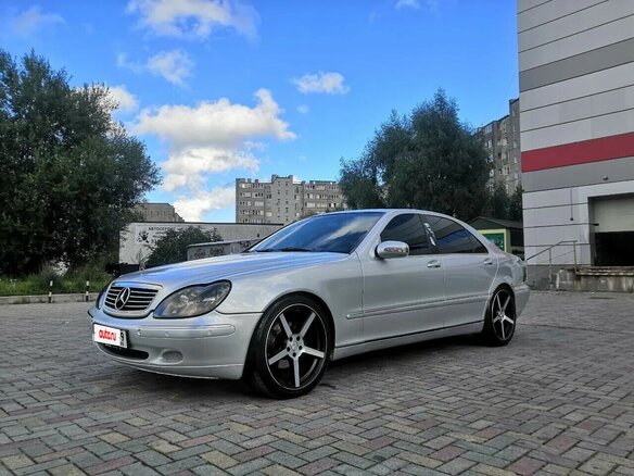 2000 Mercedes-Benz S-Класс 320 Long IV (W220), серебристый - вид 9
