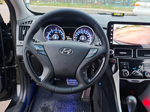 2011 Hyundai Sonata VI (YF), чёрный, 1100000 рублей - вид 10