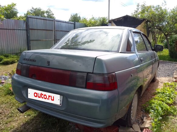 2002 Lada (ВАЗ) 2110, голубой, 150000 рублей - вид 2