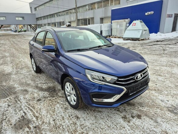2026 Lada (ВАЗ) Vesta I Рестайлинг (NG), синий, 1805000 рублей - вид 3