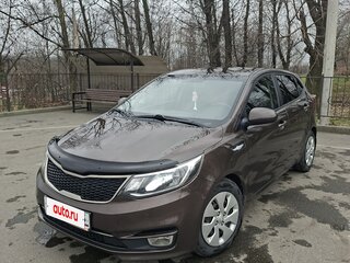 2017 Kia Rio III Рестайлинг, коричневый, 1199999 рублей, вид 5
