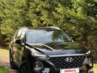 2018 Hyundai Santa Fe IV, чёрный, 2649000 рублей, вид 4