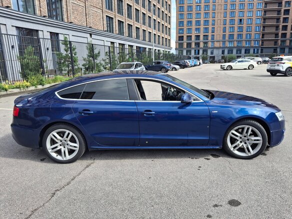 2013 Audi A5 I (8T) Рестайлинг, синий, 1330000 рублей - вид 2