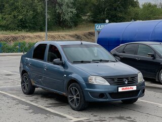 2011 Renault Logan I Рестайлинг, синий, 259000 рублей, вид 3