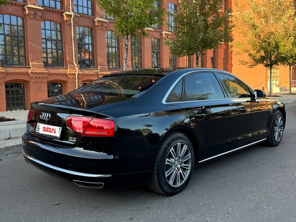2012 Audi A8 Long III (D4), чёрный, 5500000 рублей - вид 6