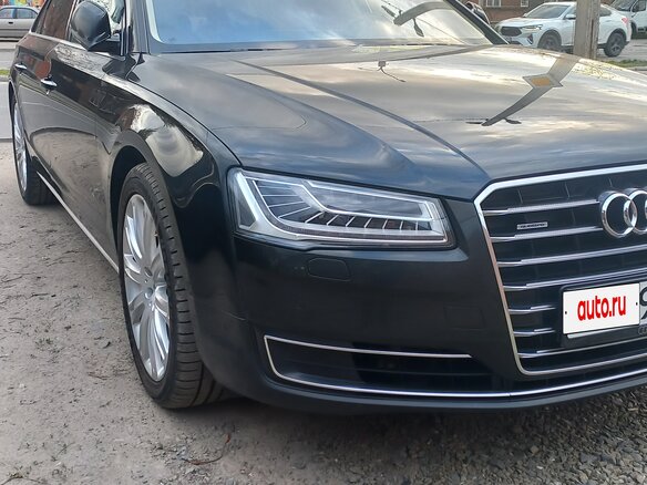 2016 Audi A8 Long III (D4) Рестайлинг, чёрный, 2850000 рублей