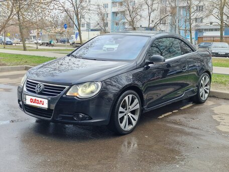 2007 Volkswagen Eos I, чёрный, 1250000 рублей, вид 3