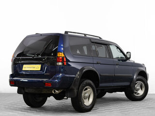 2001 Mitsubishi Montero Sport I, синий, 999000 рублей, вид 4