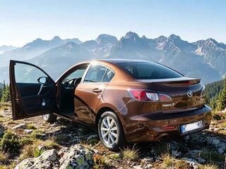 2012 Mazda 3 II (BL) Рестайлинг, коричневый, 1350000 рублей, вид 4