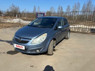 2008 Opel Corsa D, голубой, 450000 рублей, вид 1