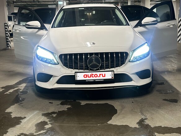 2019 Mercedes-Benz C-Класс 200 IV (W205) Рестайлинг, белый, 2800000 рублей - вид 1