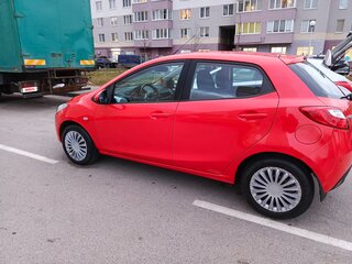 2008 Mazda 2 II (DE), красный, 710000 рублей, вид 2
