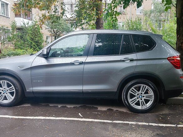2015 BMW X3 20d xDrive II (F25) Рестайлинг, серый - вид 5