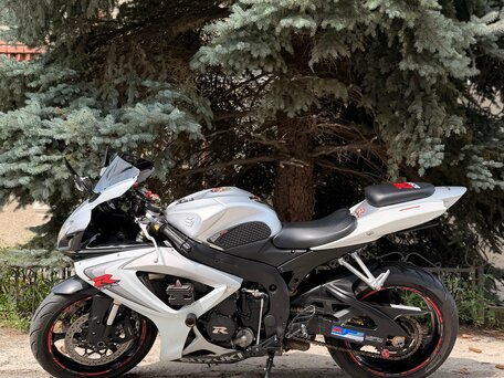 2006 Suzuki GSX-R 600, серебристый, 600000 рублей, вид 2