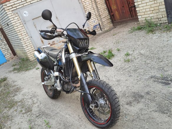 2007 Suzuki DR-Z 400 SM, чёрный, 450000 рублей - вид 1
