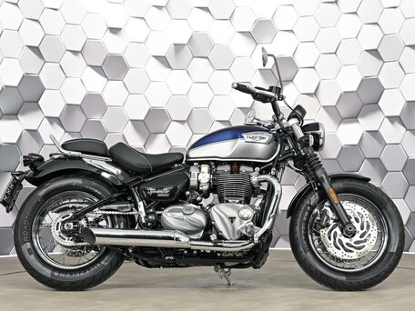 2025 Triumph Bonneville Speedmaster, синий, 1677000 рублей, вид 3