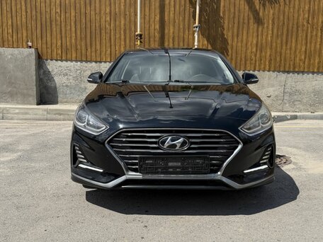 2018 Hyundai Sonata VII (LF) Рестайлинг, чёрный, 1600000 рублей, вид 2