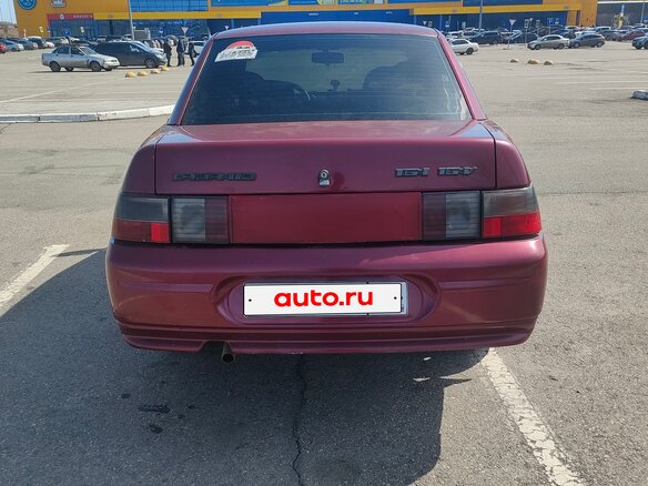 2005 Lada (ВАЗ) 2110, красный, 170000 рублей - вид 5