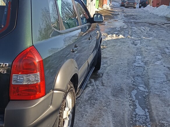 2008 Hyundai Tucson I, зелёный, 930000 рублей - вид 4