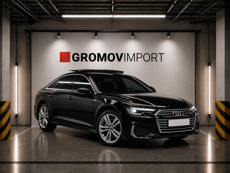 2023 Audi A6 45 TFSI V (C8), чёрный, 4190000 рублей, вид 3