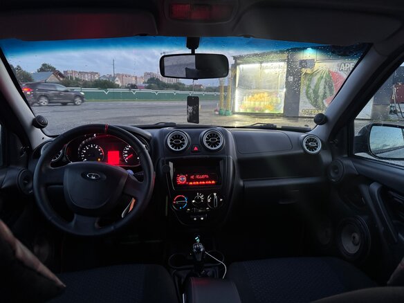 2013 Lada (ВАЗ) Granta I, синий, 400000 рублей - вид 8