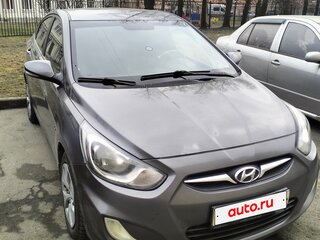 2012 Hyundai Solaris I, серый, 750000 рублей, вид 3