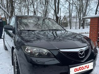 2006 Mazda 3 I (BK) Рестайлинг, чёрный, 580000 рублей, вид 2