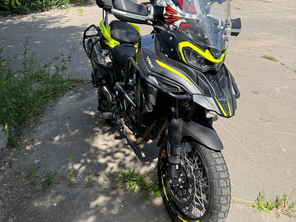 2023 Benelli TRK 702 X, зелёный, 500000 рублей - вид 5
