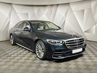 2021 Mercedes-Benz S-Класс 450 Long 4MATIC VII (W223), зелёный, 9255000 рублей, вид 3