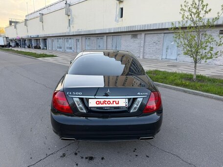 2010 Mercedes-Benz CL-Класс 500 III (C216) Рестайлинг, чёрный, 1770000 рублей, вид 5