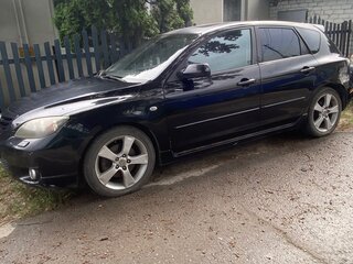 2006 Mazda 3 I (BK) Рестайлинг, чёрный, 430000 рублей, вид 1