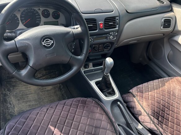 2002 Nissan Almera II (N16), синий, 395000 рублей - вид 12
