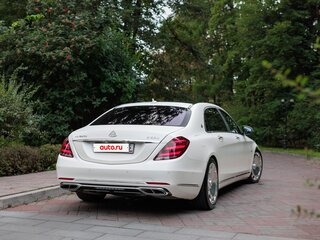 2019 Mercedes-Benz Maybach S-Класс 560 I (X222) Рестайлинг, белый, 7500000 рублей, вид 5