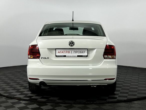 2016 Volkswagen Polo V Рестайлинг, белый - вид 6