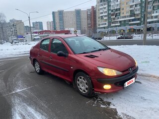 2007 Peugeot 206, красный, 199000 рублей, вид 3