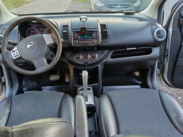 2012 Nissan Note I Рестайлинг, серый - вид 8