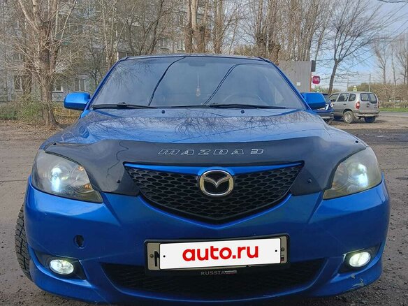 2005 Mazda 3 I (BK), синий, 530000 рублей - вид 1