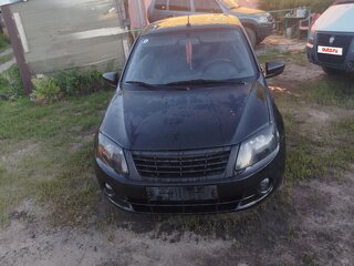 2014 Lada (ВАЗ) Granta I, чёрный, 500000 рублей, вид 1