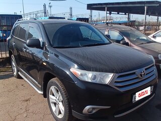 2013 Toyota Highlander II (XU40) Рестайлинг, чёрный, 2000000 рублей, вид 2