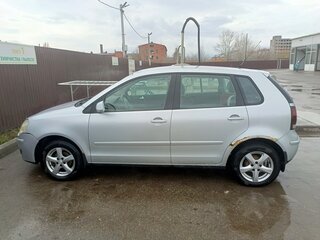 2008 Volkswagen Polo IV Рестайлинг, серебристый, 310000 рублей, вид 4