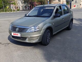 2011 Renault Logan I Рестайлинг, бежевый, 330000 рублей, вид 1