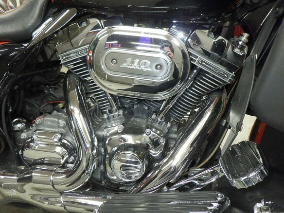 2011 Harley-Davidson Electra Glide, оранжевый, 1199000 рублей - вид 6