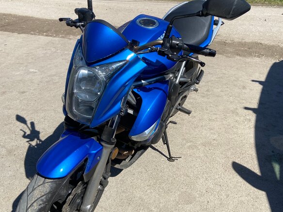2009 Kawasaki ER-6N, синий, 450000 рублей - вид 6