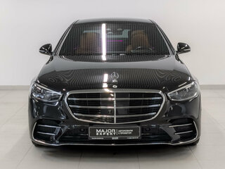 2022 Mercedes-Benz S-Класс 450 Long 4MATIC VII (W223), чёрный, 9500000 рублей, вид 2